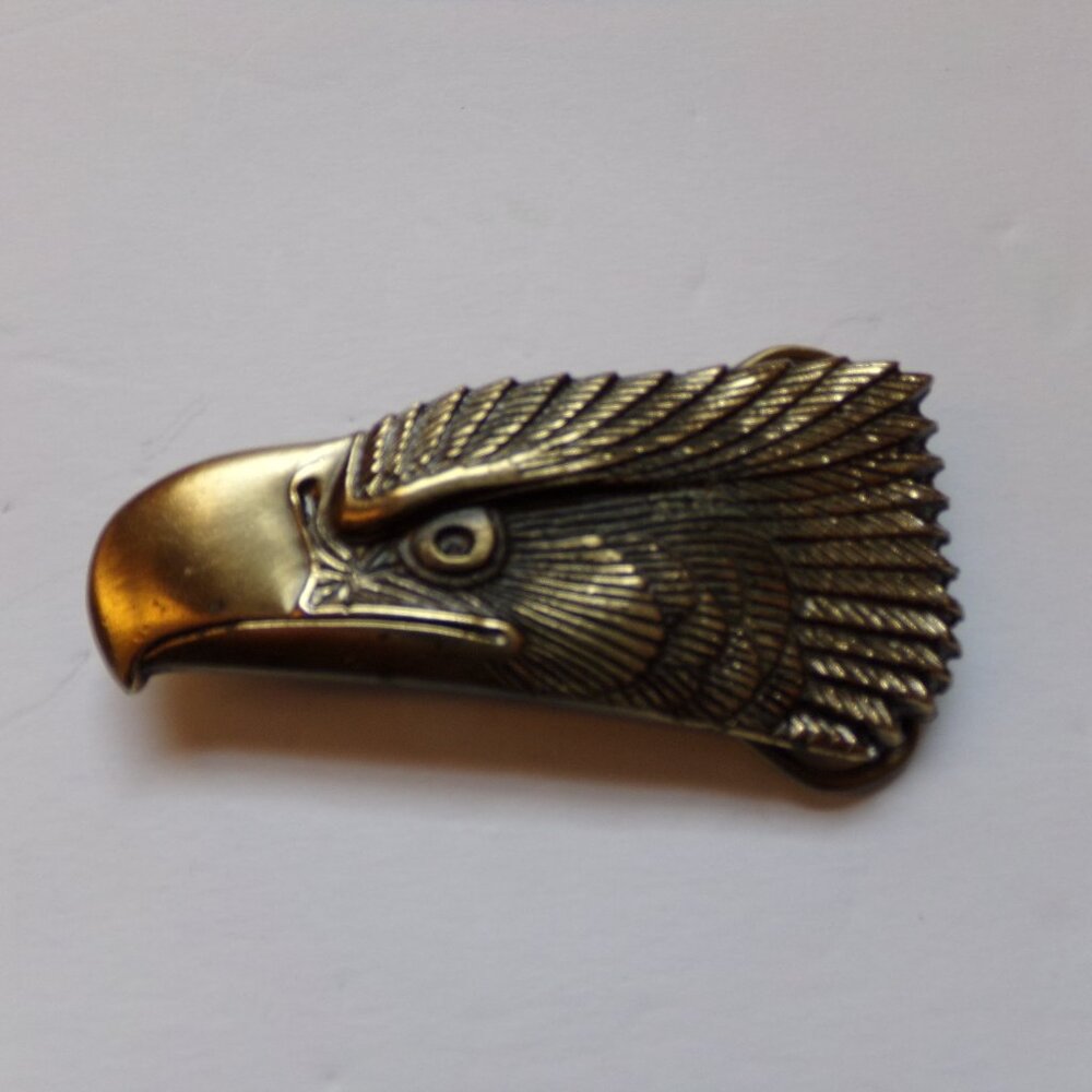 Vintage Eagle Brass Belt Buckle